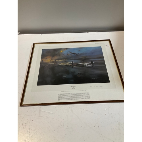 295 - Dambusters by Robert Taylor large print - 25” x20.5” - signed Mick Martin