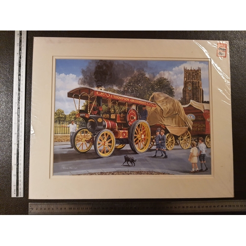 333 - Steam amusement print of Thompson Size 50 by 41cm