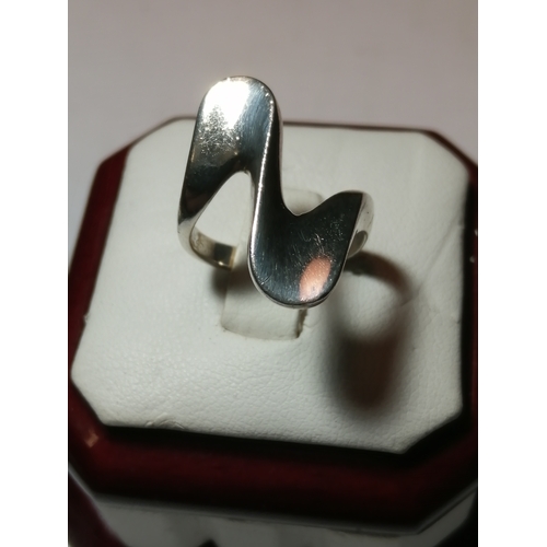 27A - Silver ring 5.0 grams Size M