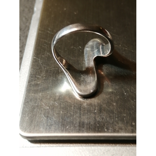 27A - Silver ring 5.0 grams Size M