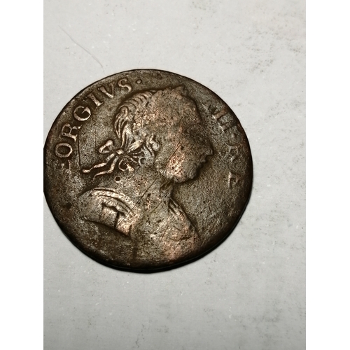 33A - 1718 and 1775 halfpennies