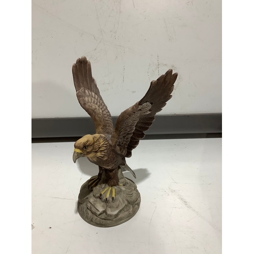 35 - Ceramic eagle figure - approx 15cm tall