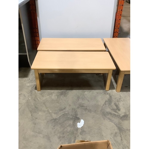 249 - 3x matching coffee tables - 95x45cm