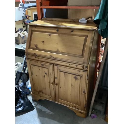 567 - Ducal pine writing bureau - tidy condition