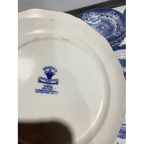 318 - Quantity of masons & others plates & dishes