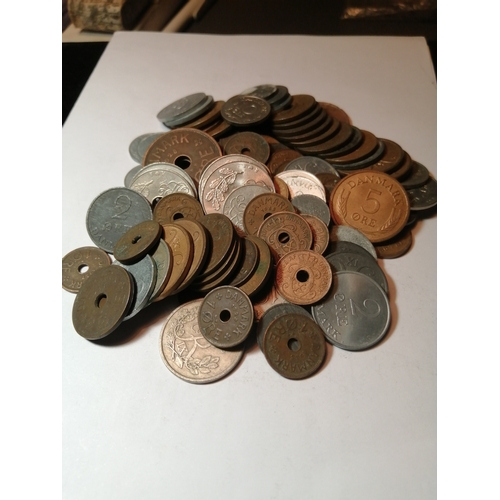 30B - Collection of old Danish coinage