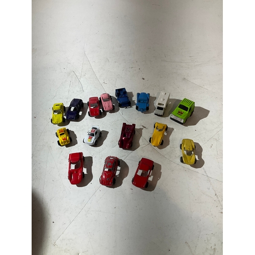 151 - Selection of die cast small track cars hot wheels