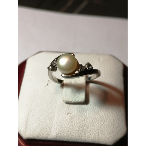 23A - Silver ring 2.16 grams Size K