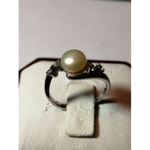 23A - Silver ring 2.16 grams Size K