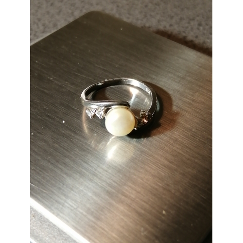 23A - Silver ring 2.16 grams Size K