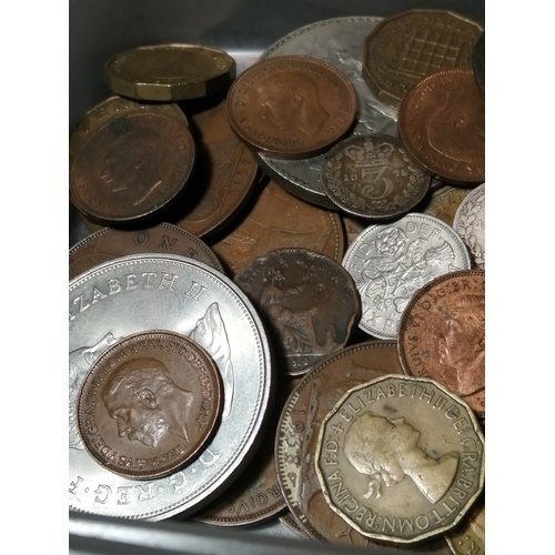 30A - Tub of mixed English coinage