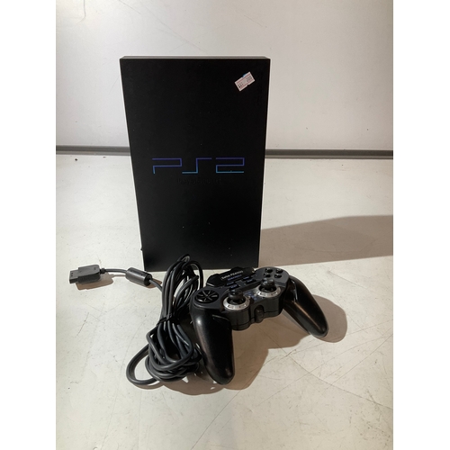 120 - Sony PlayStation 2 console with leads & controller