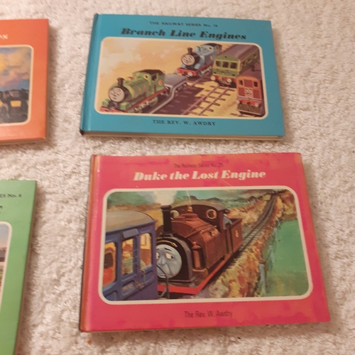 28 - 6 Thomas the tank engine books from 1970s by Rev W Awdry