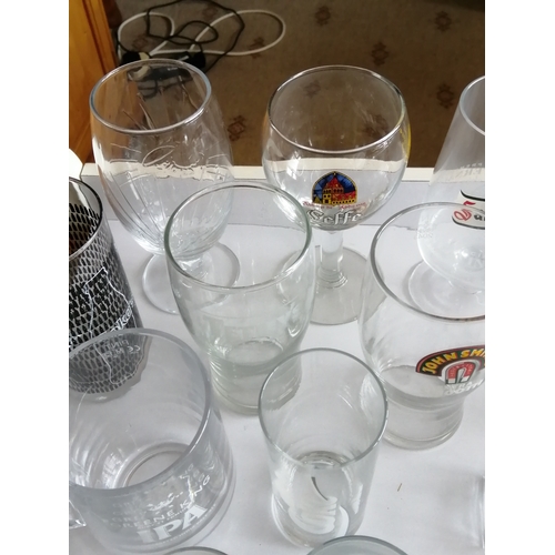 41A - Collection of pub drinking glasses