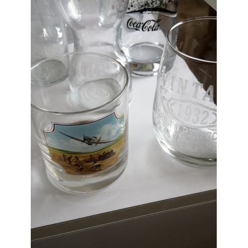 41A - Collection of pub drinking glasses