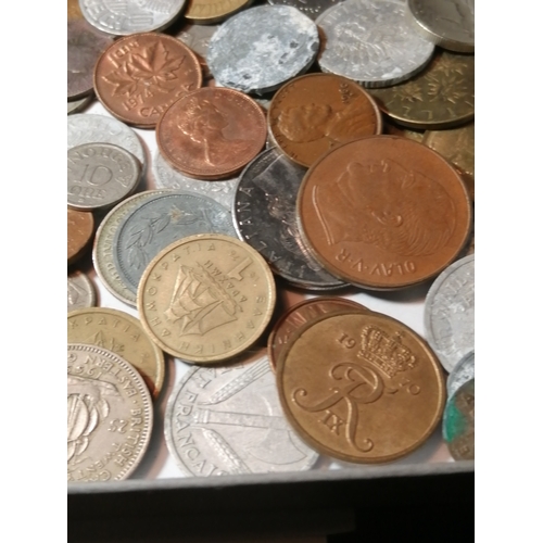 39A - Box of mixed coinage (silver noted)