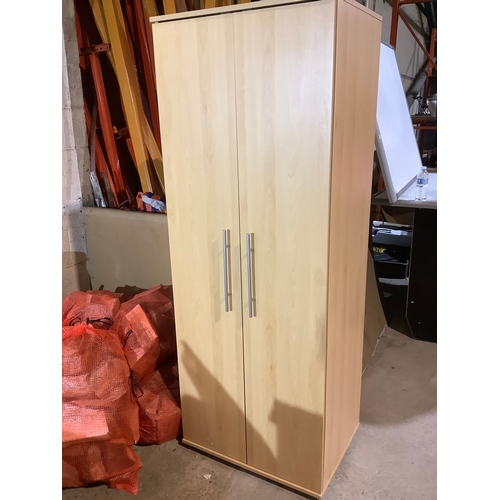 21 - Double wardrobe - 180cm high, 65cm wide,50cm deep