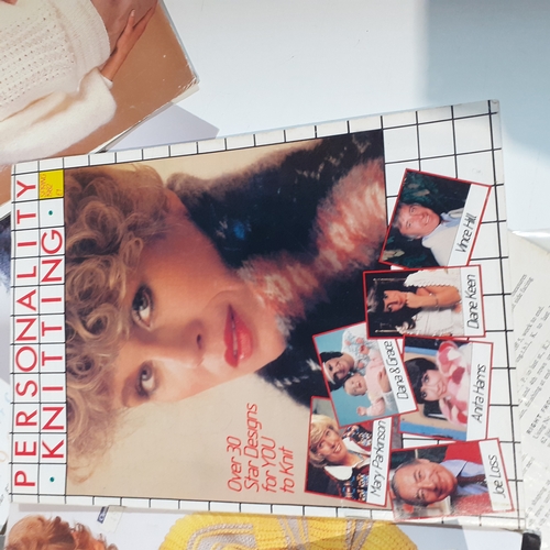 3 - Large quantity of vintage knitting patterns with a couple of magazines and books. Mostly adult, a wi... 