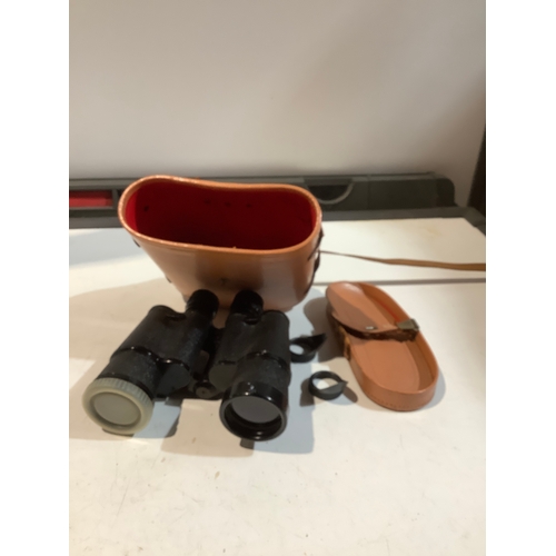 1 - Zuiho binoculars in tan case