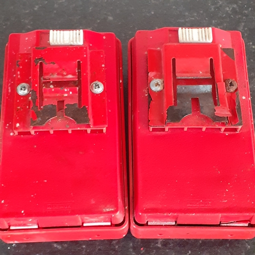 61 - Pair of original Royal Mail bicycle lights, front and back. Good condition but untested.