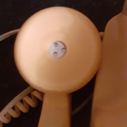 149 - Vintage genuine GPO cream table top dial telephone. Was working when disconnected but has since been... 