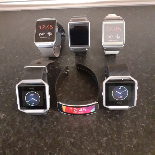 8 - Dummy / Shop display smart watches x 6.  Previously used for display but still good for purpose.