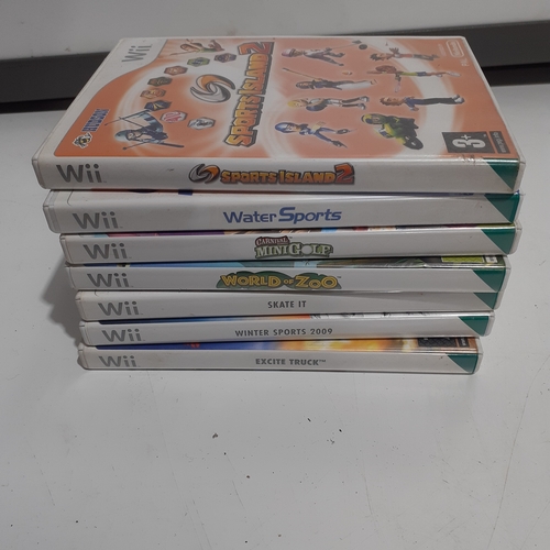 9 - Quantity of Wii games including Skate it, World of zoo and more