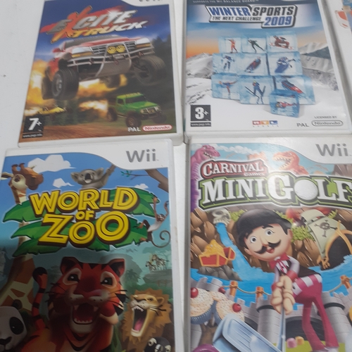 9 - Quantity of Wii games including Skate it, World of zoo and more