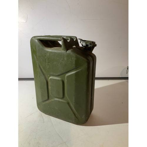 116 - Large green metal Jerry can
