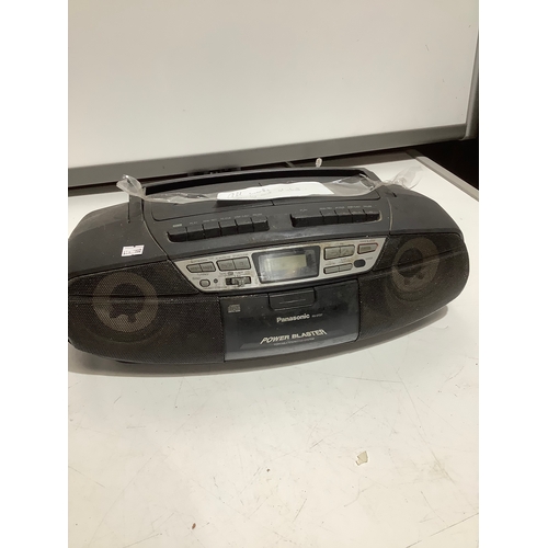 355 - Panasonic RX-DT37 portable stereo cd player tested working