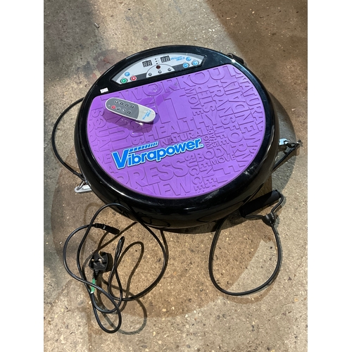 237 - Vibra power fitness vibration disc with remote