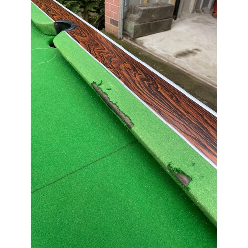 354A - Alca lead base pool table - approx 6ft x 3ft - to be collected from Boston