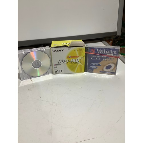 478 - A selection of dvd- RW cd-RW