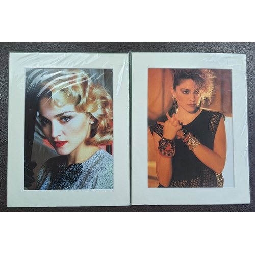 236A - 2 colour prints of Madonna. Sealed. Size: 28 cm x 35 cm.