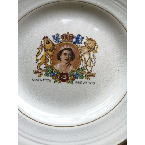 44A - Collection of royal family commemorative ware including china, books and Dartington glasses