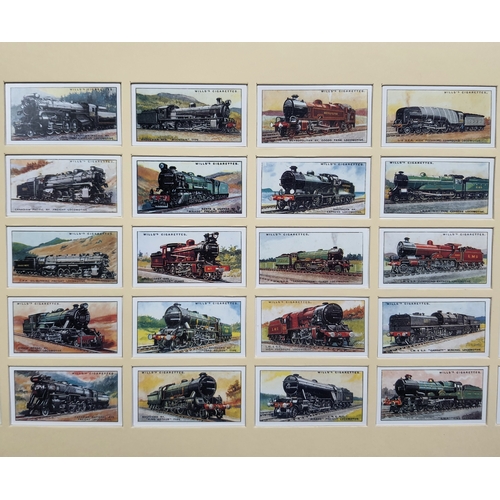 288A - “Railway Locomotives”. A series of 50 collectors cards. (See picture showing back of card). Sealed. ... 