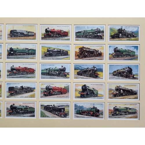 288A - “Railway Locomotives”. A series of 50 collectors cards. (See picture showing back of card). Sealed. ... 