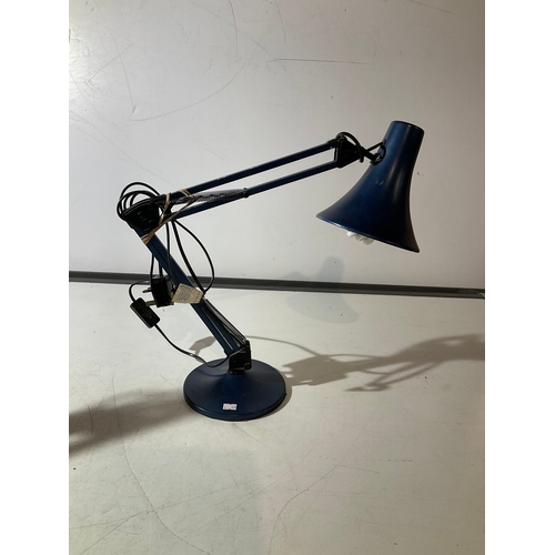 1 - Blue angle poised desk lamp