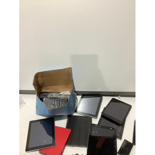 75 - Large quantity of phones and tablets as spares - inc iPads, kindles, hudl etc