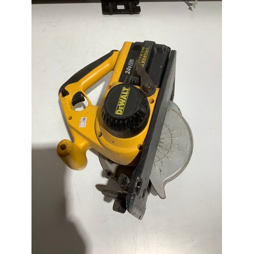 288 - Dewalt DW 007 24 v cordless circular saw