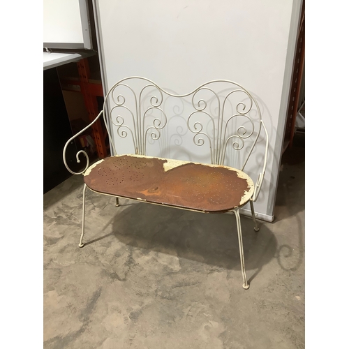 243 - Decorative garden bench