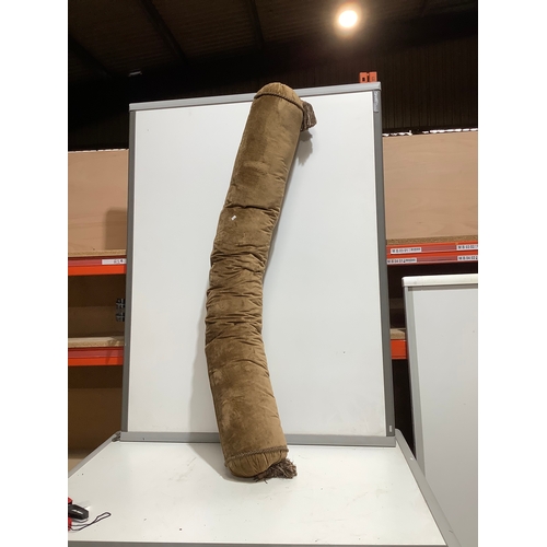 202 - Approx 6 foot long velour cushion