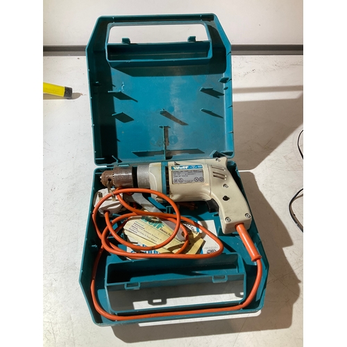 218 - Wolf electric drill in case