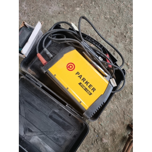 150A - Parker PIW-180 arc welder with auto darkening solar powered goggles