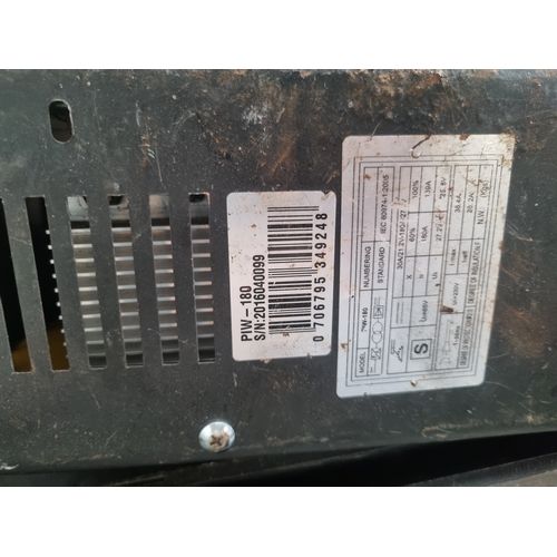 150A - Parker PIW-180 arc welder with auto darkening solar powered goggles