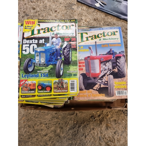 222A - Huge amount of Tractor and machinery magazines