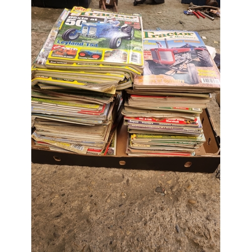 222A - Huge amount of Tractor and machinery magazines