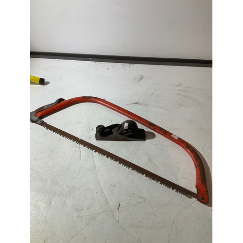 167 - Bow saw & P910 hand block plane