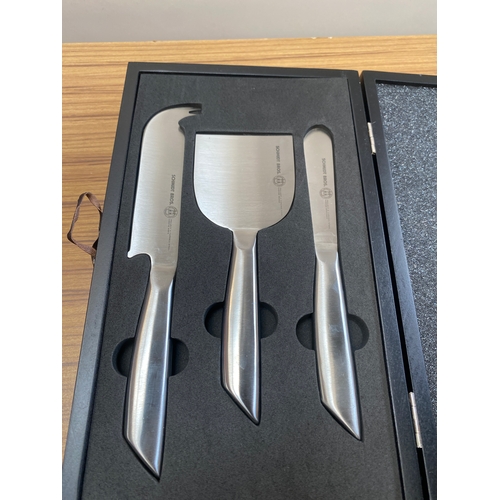 73 - Schmidt Bros cheese knife set