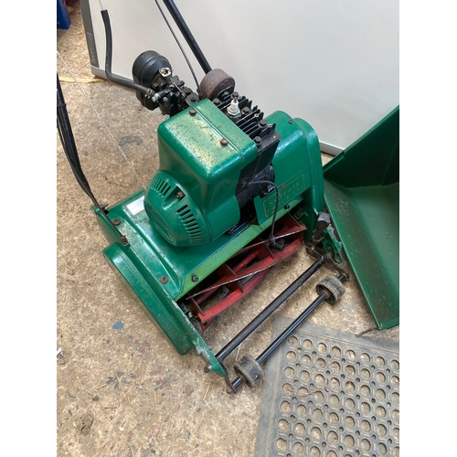 224 - Suffolk punch 35s petrol lawnmower - sold as needing a service